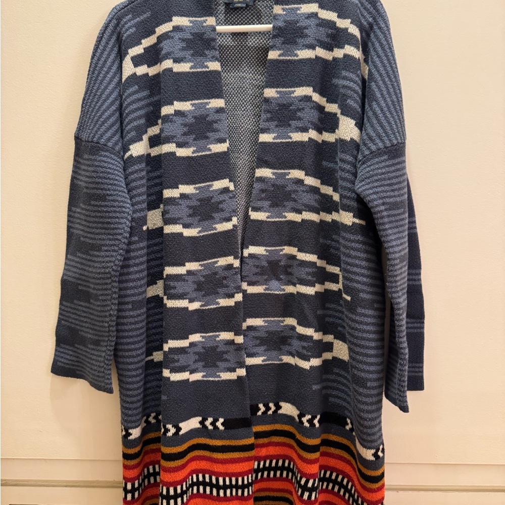 Pendleton Southwestern Aztec Patterned women’s Cardigan Sweater XL